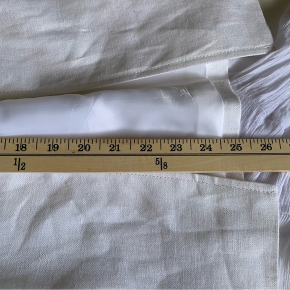 Talbots White Irish Linen Cropped Blazer - Picture 9 of 9